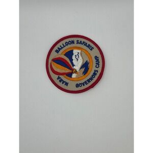 VNTG Gov. Camp Mara Balloon Safaris Patch Kenya Hot Air Balloon Embroidered